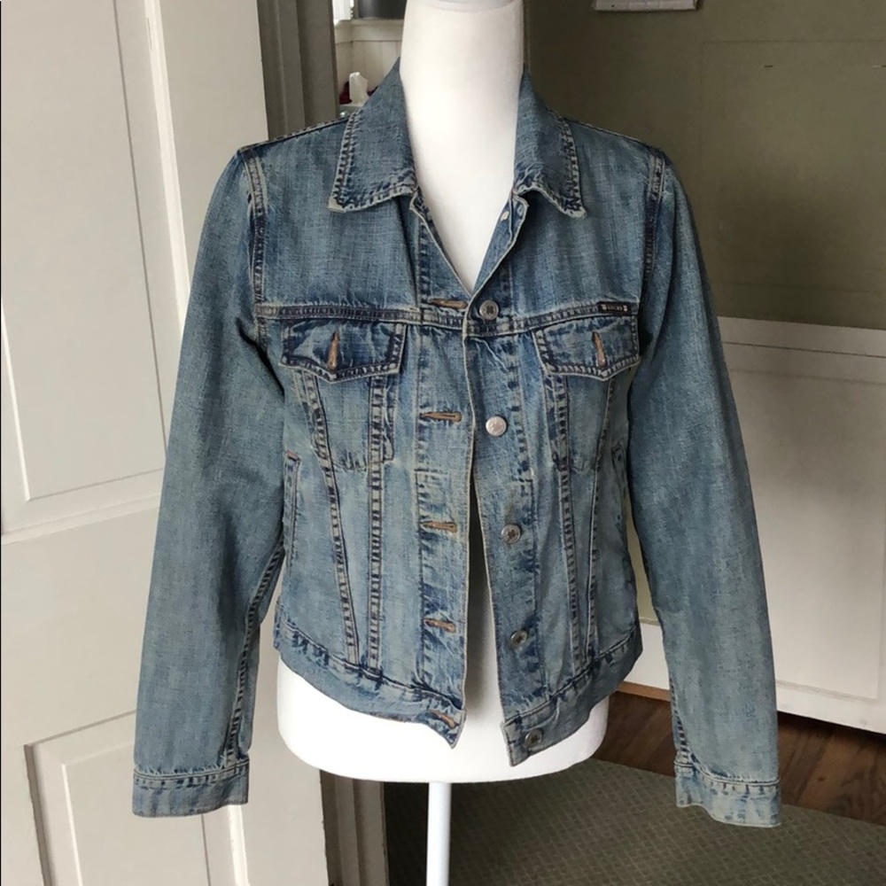 Vintage Lucky Brand Jean Jacket, size M.